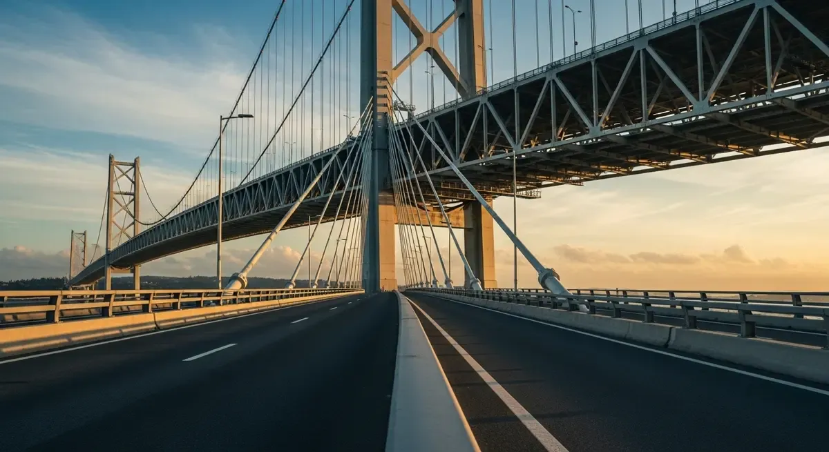 The engineering marvel of modern suspension bridges